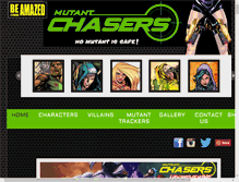 Tablet Screenshot of mutantchasers.com